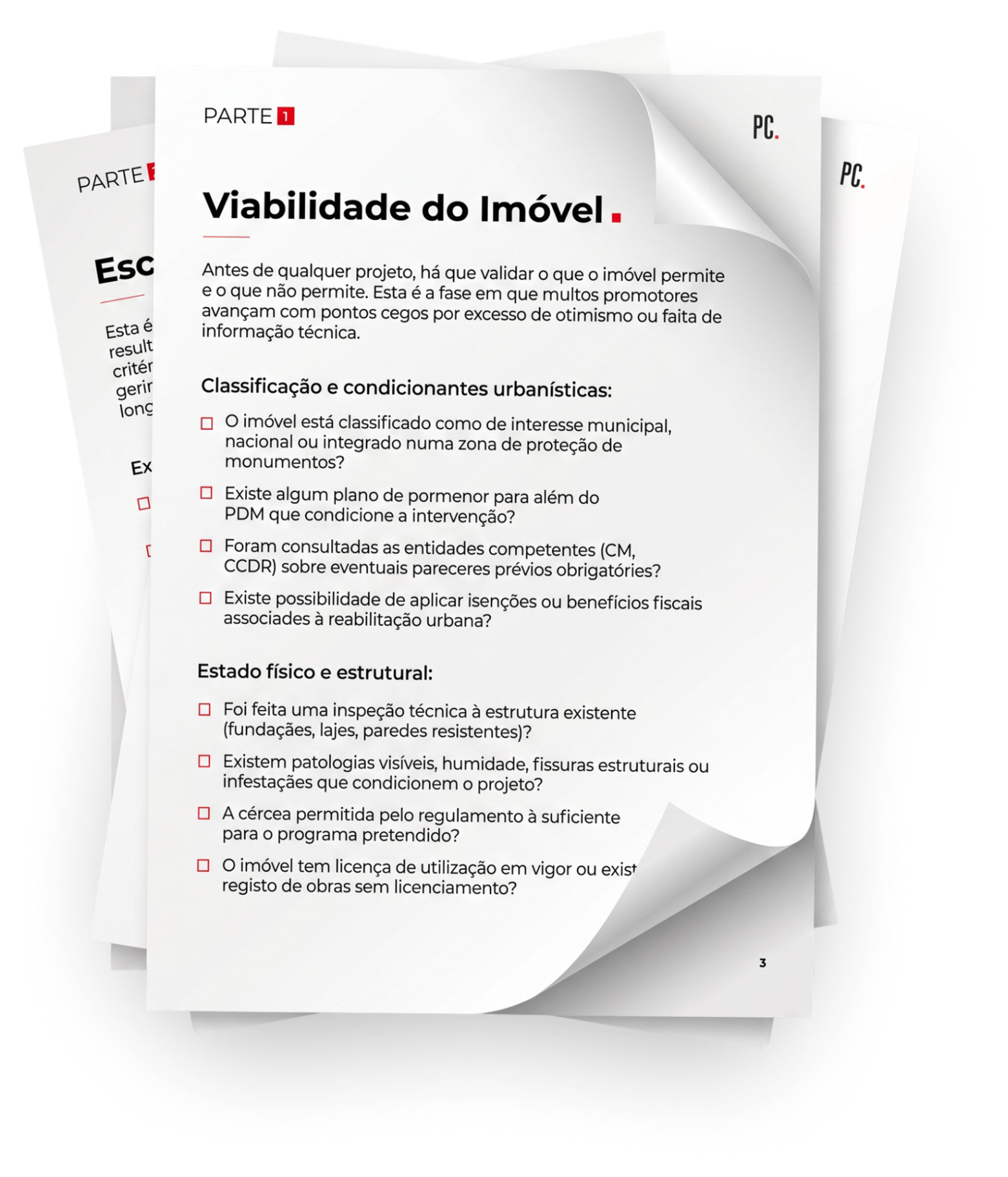 Pré-visualização do interior da checklist